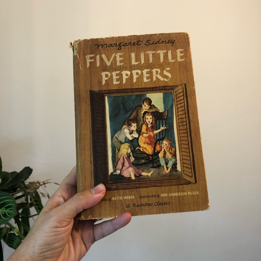 Vintage books! Five Little Peppers Margaret Sydney